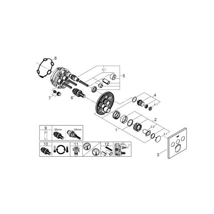 GROHE 29126000 - Miscelatore termostatico GROHTHERM SMARTCONTROL cromo lucido