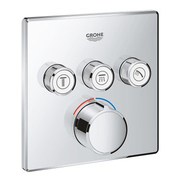 GROHE 29149000 - Placca di copertura per miscelatore da incasso SMARTCONTROL 158 × 158 mm cromata