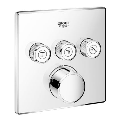 GROHE 29149000 - Placca di copertura per miscelatore da incasso SMARTCONTROL 158 × 158 mm cromata
