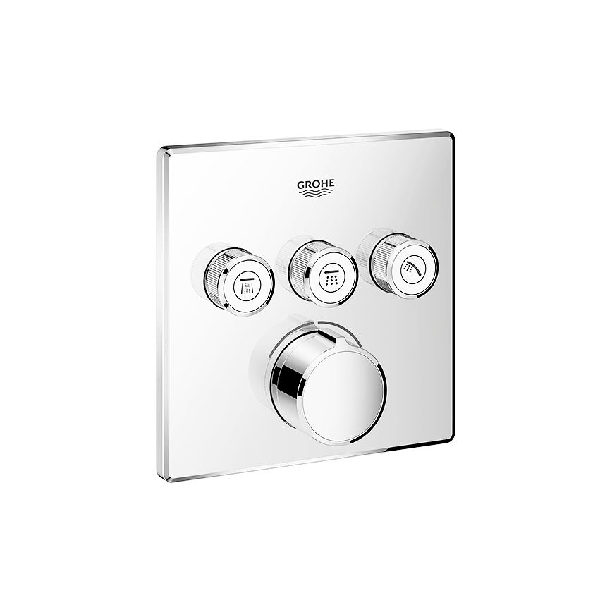 GROHE 29149000 - Placca di copertura per miscelatore da incasso SMARTCONTROL 158 × 158 mm cromata