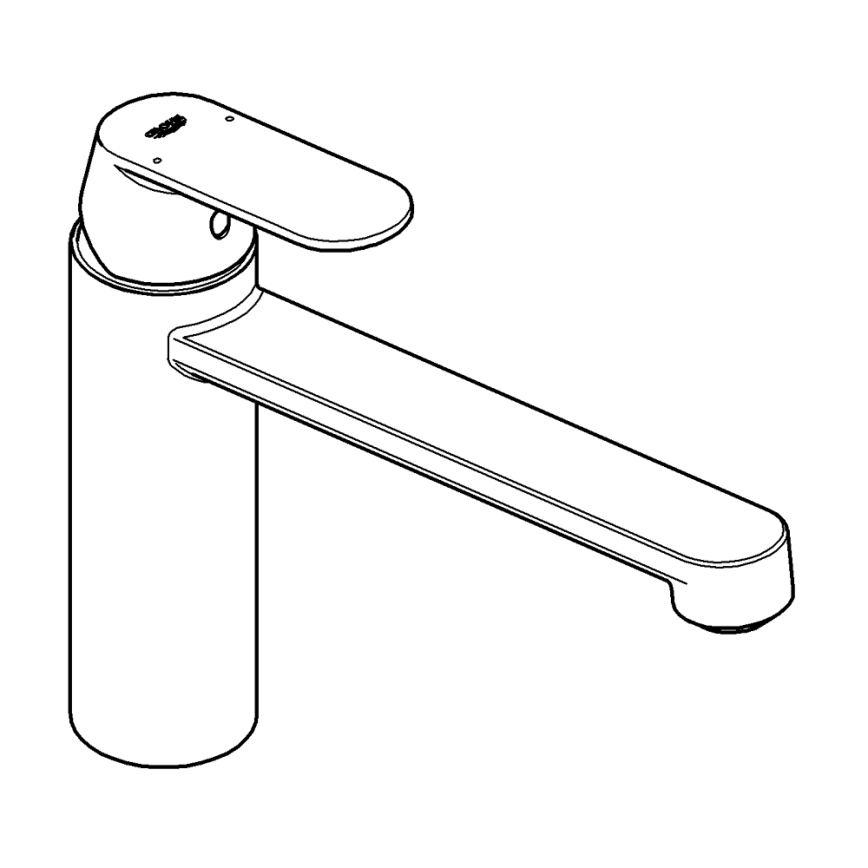 GROHE 30193000 - Miscelatore per lavabo EUROSMART COSMOPOLITAN, cromo lucido