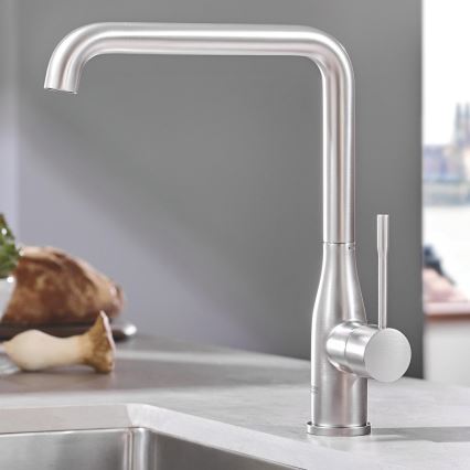 GROHE 30269DC0 - Miscelatore per lavello ESSENCE 300 mm in acciaio inox