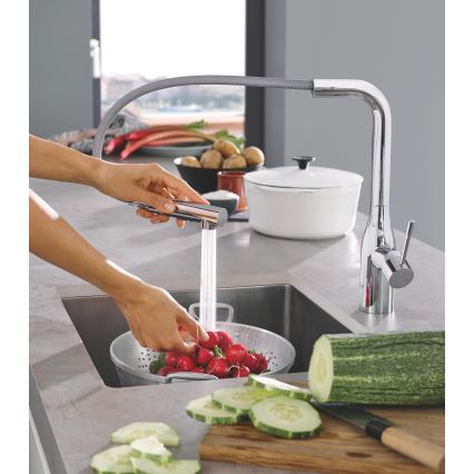 GROHE 30270000 - Miscelatore da cucina ESSENCE 348 mm cromo lucido