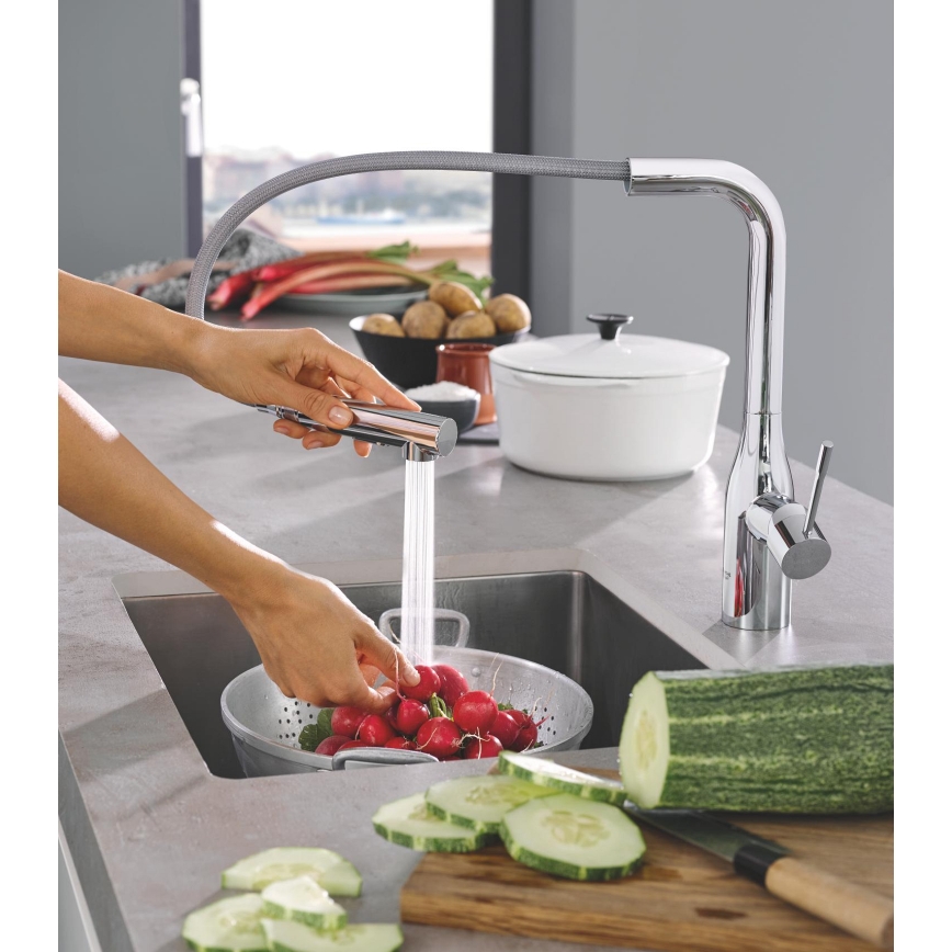 GROHE 30270000 - Miscelatore da cucina ESSENCE 348 mm cromo lucido