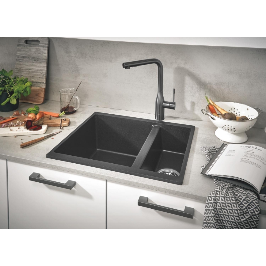 GROHE 30270AL0 - Miscelatore da cucina ESSENCE grafite