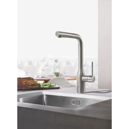 GROHE 30270DC0 - Miscelatore da cucina ESSENCE in acciaio inox