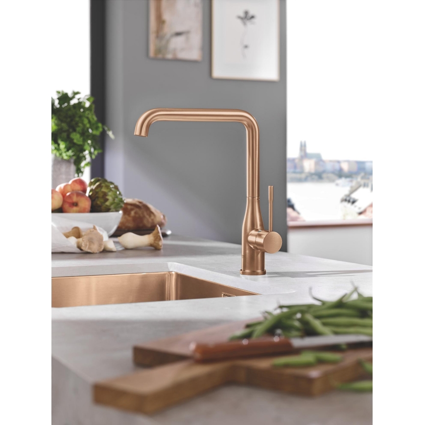 GROHE 30270DL0 - Miscelatore da cucina ESSENCE bronzo