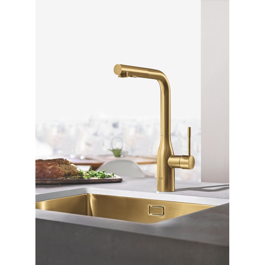 GROHE 30270GN0 - Miscelatore per lavello ESSENCE, finitura oro
