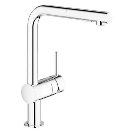 GROHE 30274000 - Miscelatore per lavello, beccuccio a L, cromo lucido