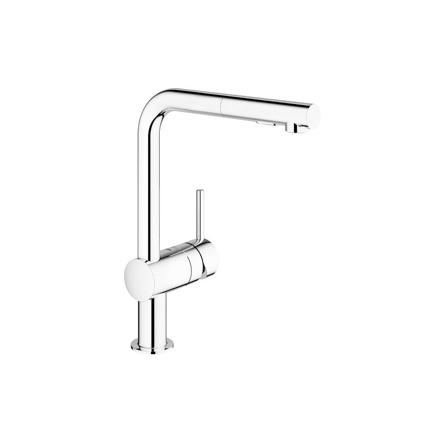 GROHE 30274000 - Miscelatore per lavello, beccuccio a L, cromo lucido