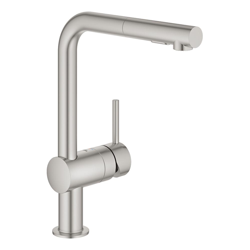 GROHE 30274DC0 - Miscelatore per lavello A in acciaio inossidabile