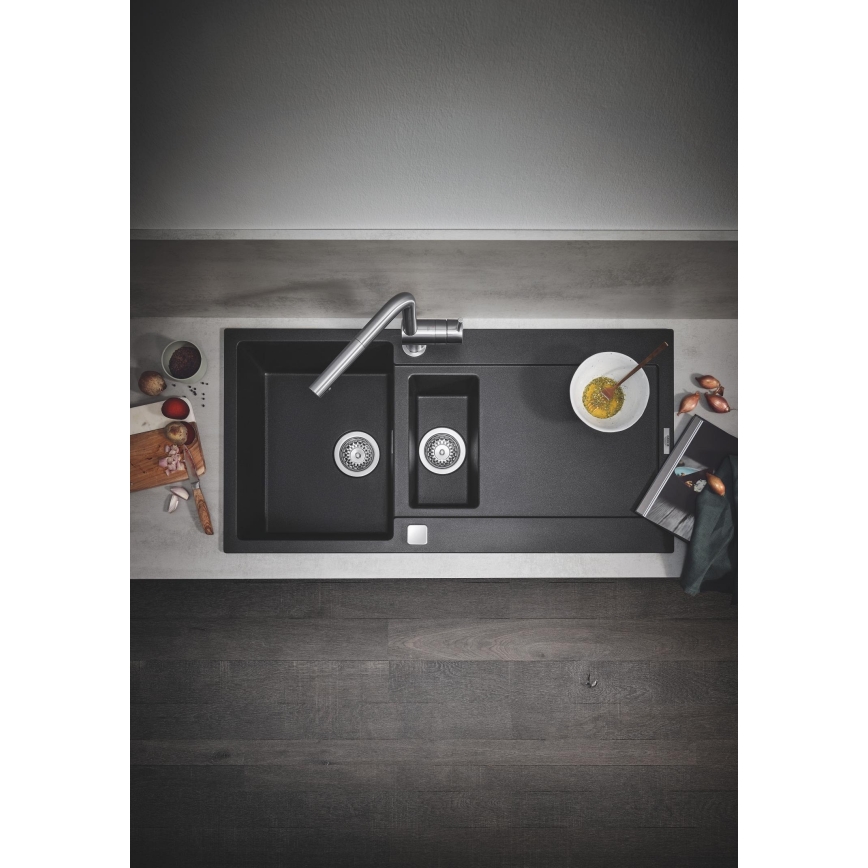 GROHE 30274DC0 - Miscelatore per lavello A in acciaio inossidabile