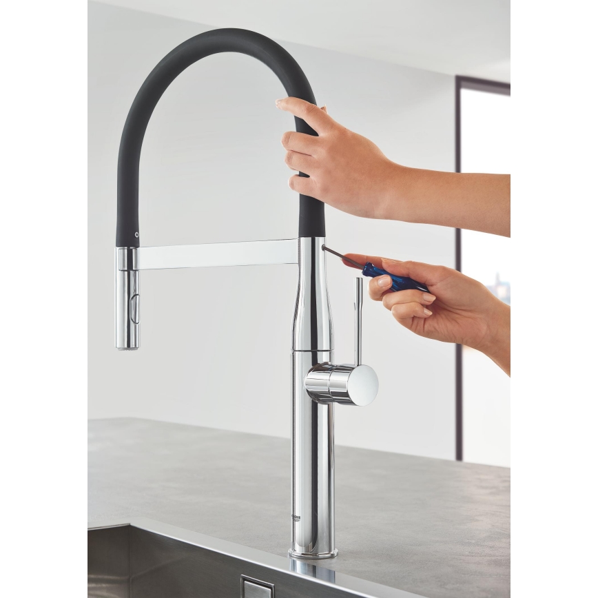 GROHE 30294000 - Miscelatore per lavello ESSENCE 530 mm cromo lucido
