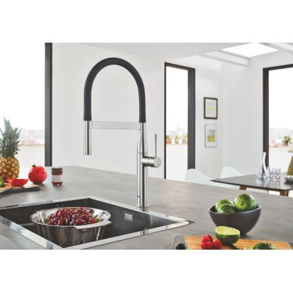 GROHE 30294DC0 - Miscelatore da cucina ESSENCE in acciaio inox