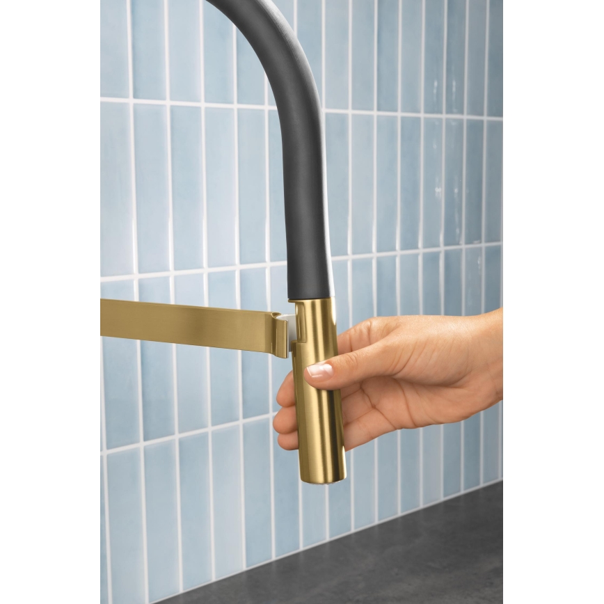 GROHE 30294GN0 - Miscelatore per lavello ESSENCE finitura oro