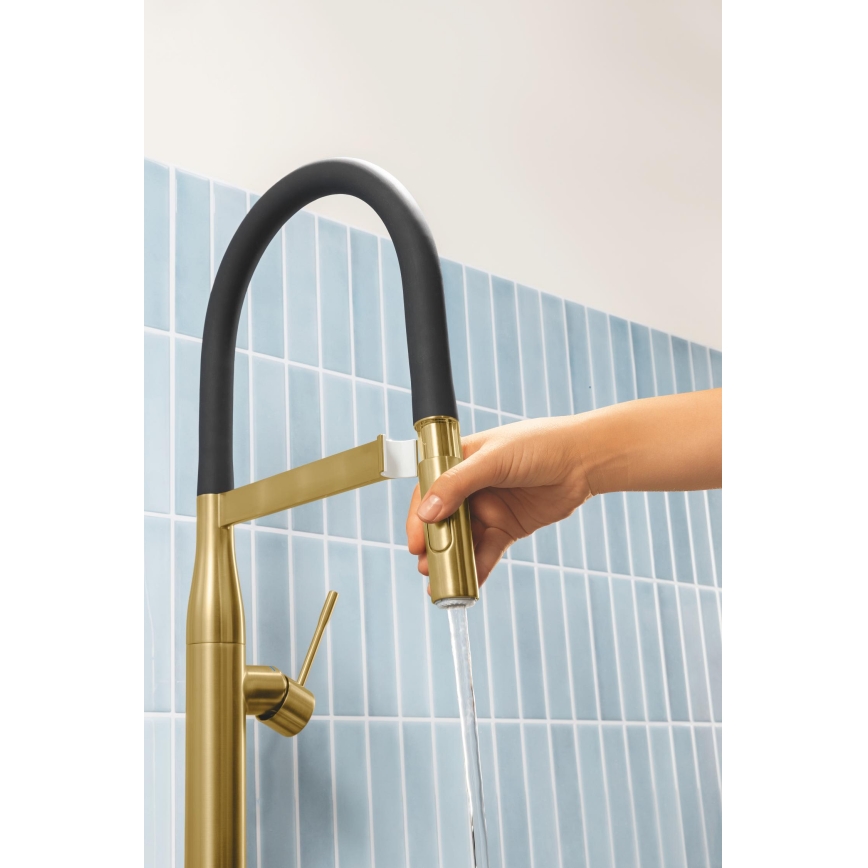 GROHE 30294GN0 - Miscelatore per lavello ESSENCE finitura oro