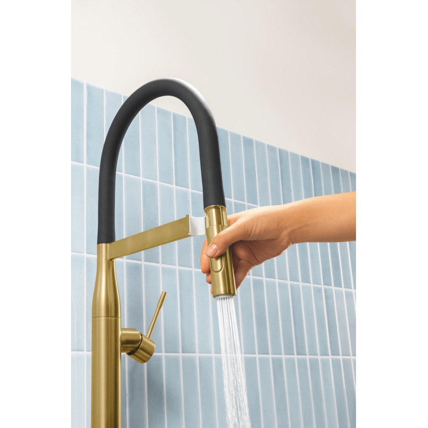 GROHE 30294GN0 - Miscelatore per lavello ESSENCE finitura oro