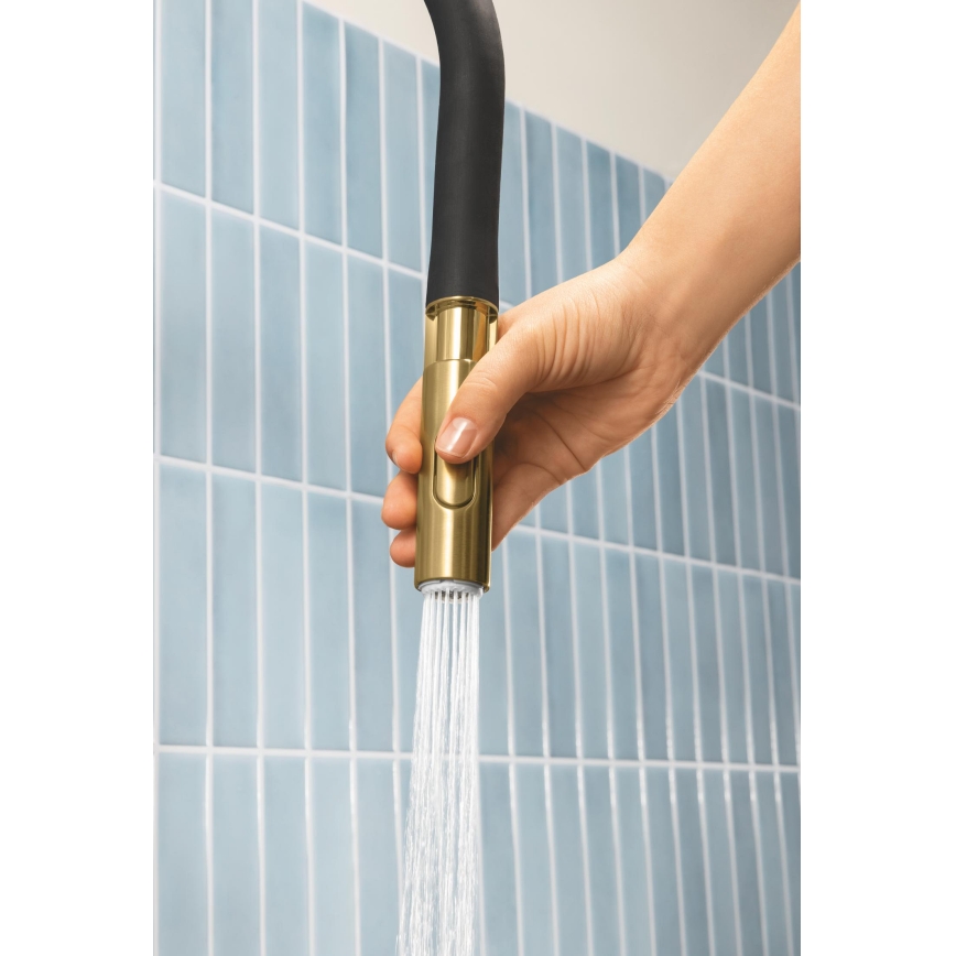 GROHE 30294GN0 - Miscelatore per lavello ESSENCE finitura oro