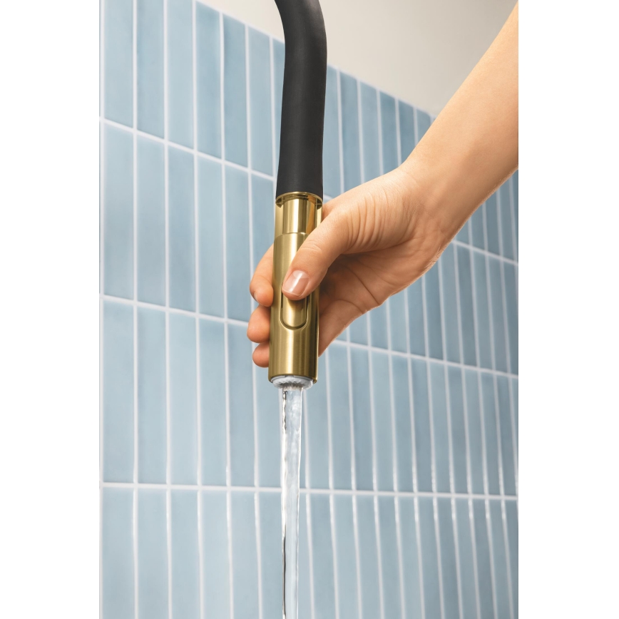 GROHE 30294GN0 - Miscelatore per lavello ESSENCE finitura oro