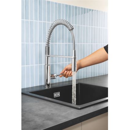 GROHE 30361000 - Miscelatore per lavello GET 455 mm cromo lucido