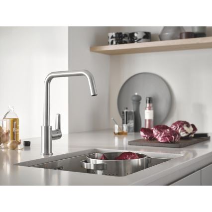 GROHE 30470DC0 - Miscelatore per lavello START 310 mm in acciaio inox