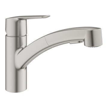 GROHE 30531DC1 - Miscelatore per lavello START in acciaio inox