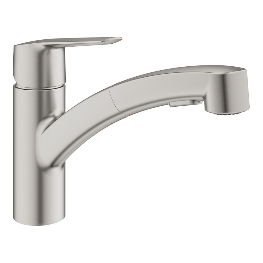GROHE 30531DC1 - Miscelatore per lavello START in acciaio inox