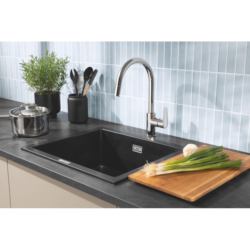 GROHE 30550000 - Rubinetto da cucina START EDGE 357 mm, cromato lucido