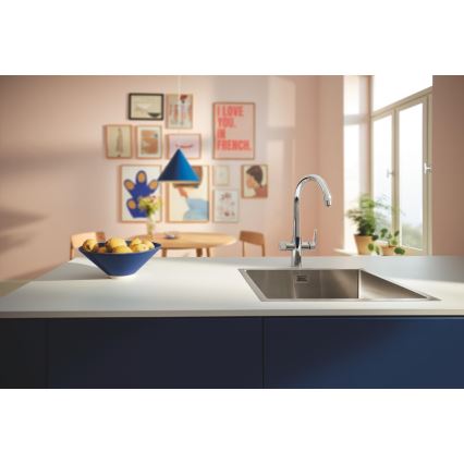GROHE 30592000 - Miscelatore da cucina BLUE PURE StartCurve 411 mm cromo lucido