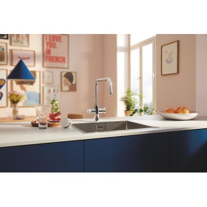GROHE 30596000 - Miscelatore per lavello BLUE PURE con funzione di filtrazione, cromo lucido