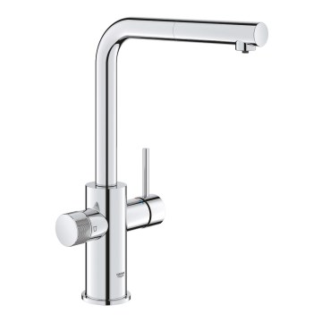 GROHE 30601000 - Miscelatore per lavello BLUE PURE A con doccetta estraibile, cromo lucido