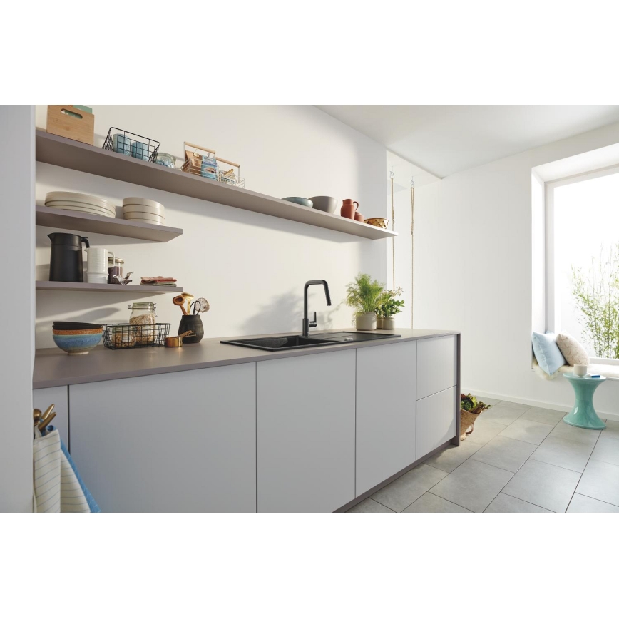 GROHE 306312430 - Miscelatore per lavello QUICKFIX START 362 mm nero