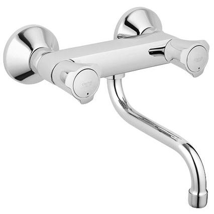 GROHE 31187001 - Miscelatore da parete per lavello COSTA L 200 mm, cromo lucido