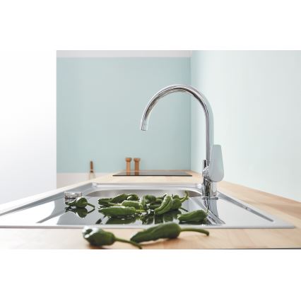 GROHE 31367001 - Miscelatore da cucina BAUEDGE 332 mm cromo lucido