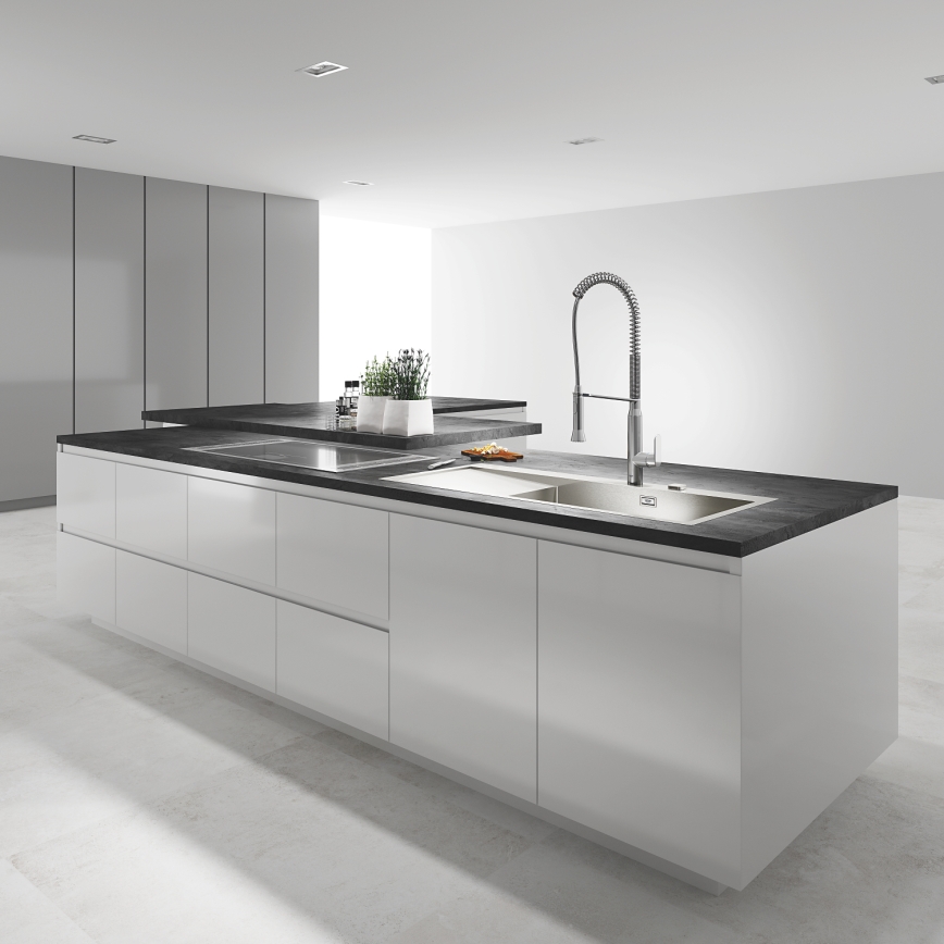 GROHE 31379000 - Miscelatore per lavello K7 G12” cromo lucido