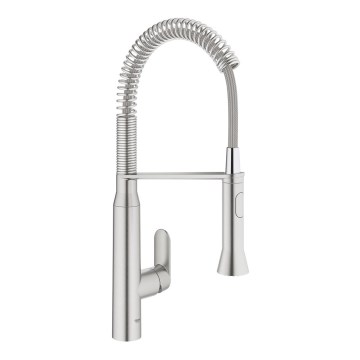 GROHE 31379DC0 - Miscelatore per lavello K7 in acciaio inox