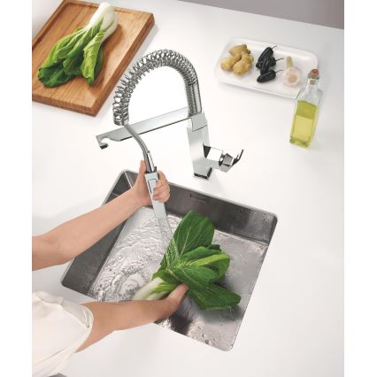 GROHE 31395000 - Miscelatore per lavello EUROCUBE 547 mm cromo lucido