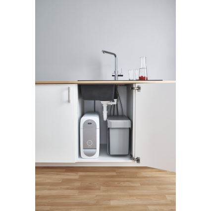 GROHE 31454001 - Miscelatore da cucina BLUE HOME con beccuccio a L, finitura cromo lucido