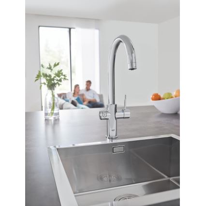 GROHE 31455001 - Miscelatore per lavello BLUE HOME, cromo lucido