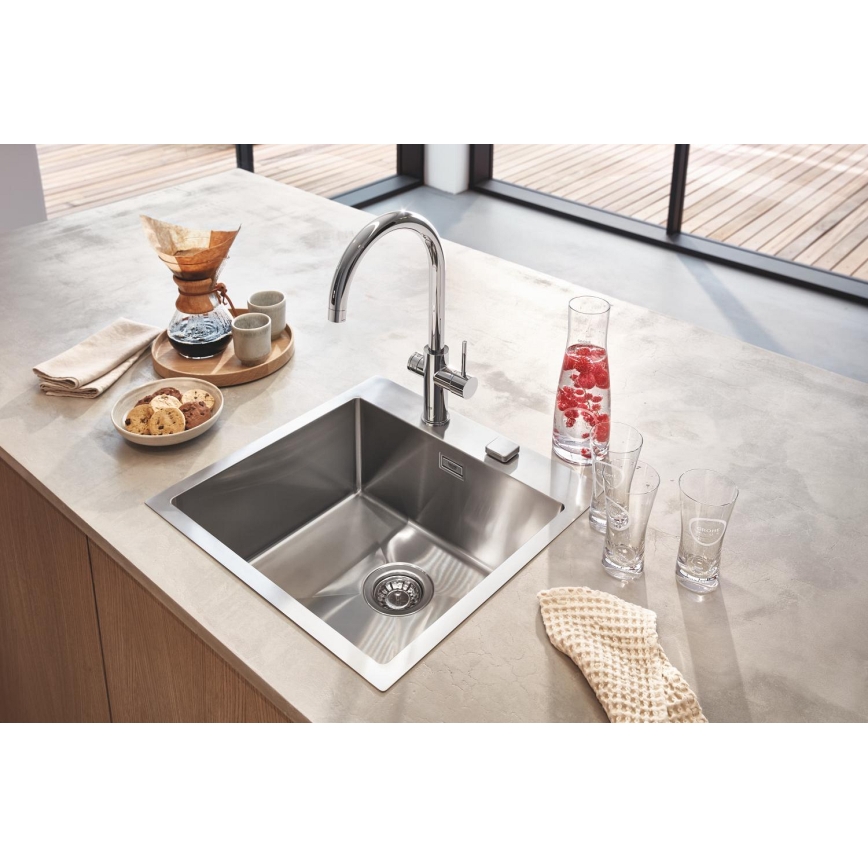 GROHE 31455001 - Miscelatore per lavello BLUE HOME, cromo lucido