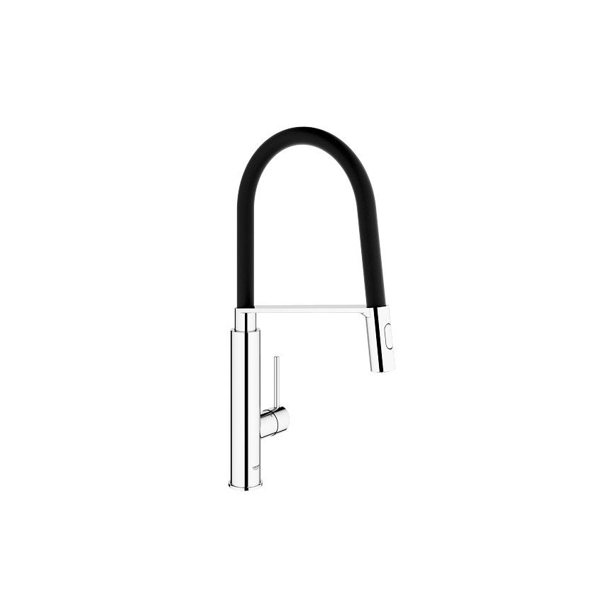 GROHE 31491000 - Miscelatore per lavello CONCETTO con doccetta professionale, cromo lucido