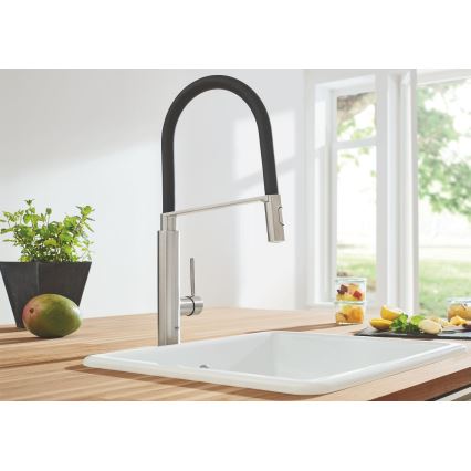GROHE 31491DC0 - Miscelatore per lavello CONCETTO DN 15 in acciaio inox