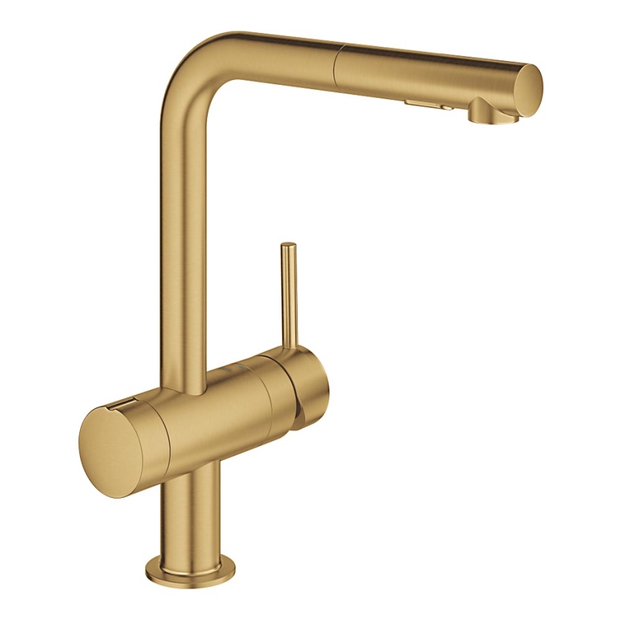 GROHE 31558GN0 - Miscelatore per lavello A, finitura oro