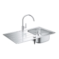 GROHE 31562SD1 - Set lavello da cucina con miscelatore BAU 860 x 500 mm in acciaio inox
