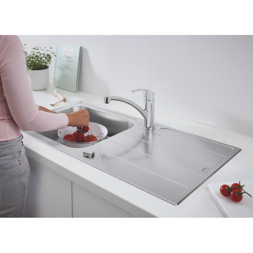 GROHE 31563SD1 - Lavello K500 1000 × 500 mm in acciaio inox
