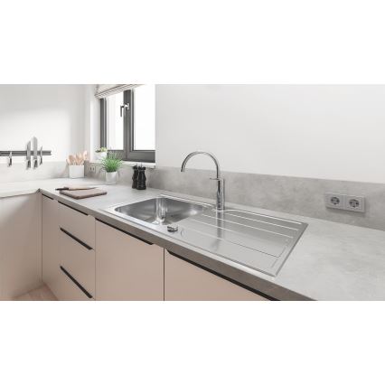 GROHE 31563SD1 - Lavello K500 1000 × 500 mm in acciaio inox
