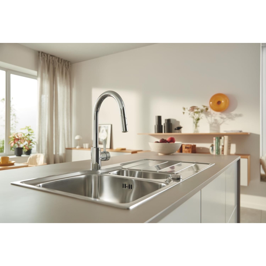 GROHE 31572SD1 - Lavello K500 1000 × 500 mm in acciaio inox
