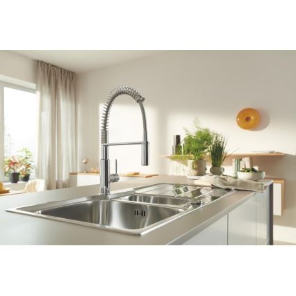 GROHE 31572SD1 - Lavello K500 1000 × 500 mm in acciaio inox