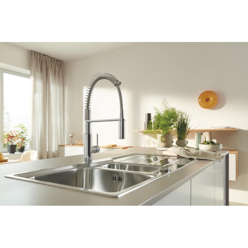 GROHE 31572SD1 - Lavello K500 1000 × 500 mm in acciaio inox