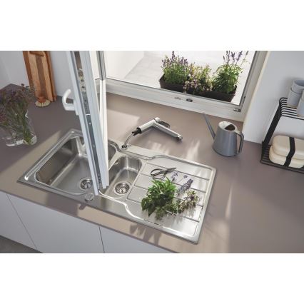 GROHE 31572SD1 - Lavello K500 1000 × 500 mm in acciaio inox
